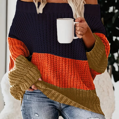 Karyll | Effortless style Chic comfort Off-the-shoulder knitted jumper