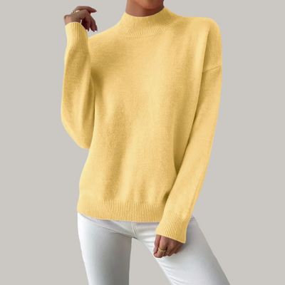 Hannah | Comfortable knitted jumper in a basic style
