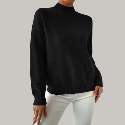 Hannah | Comfortable knitted jumper in a basic style