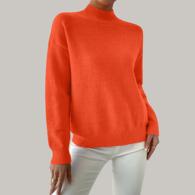 Hannah | Comfortable knitted jumper in a basic style