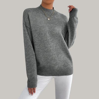 Hannah | Comfortable knitted jumper in a basic style