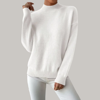 Hannah | Comfortable knitted jumper in a basic style