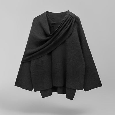 Elif | Viral cape coat with hood in one size