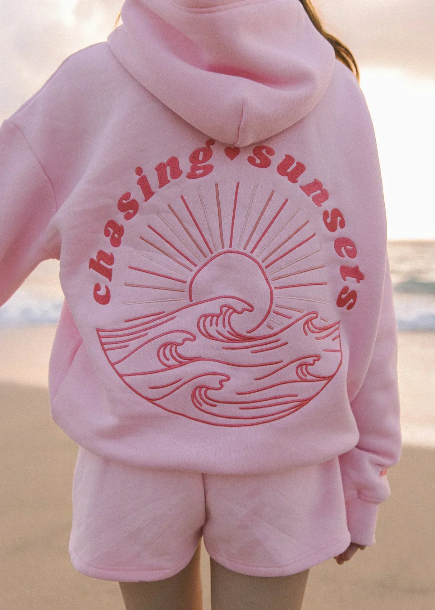 Rafaela | Sunset hoodie with soft brushed feel