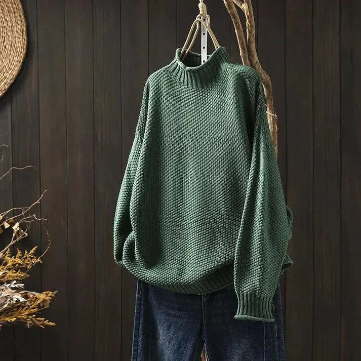 MILOU | STYLISH KNITTED TURTLE NECK SWEATER