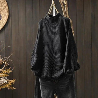 MILOU | STYLISH KNITTED TURTLE NECK SWEATER