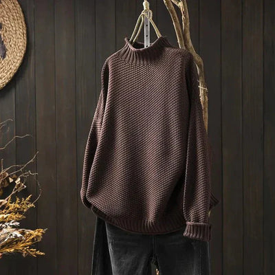 MILOU | STYLISH KNITTED TURTLE NECK SWEATER