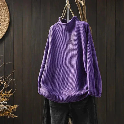 MILOU | STYLISH KNITTED TURTLE NECK SWEATER