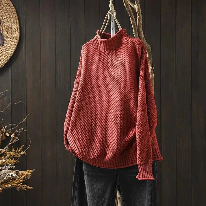 MILOU | STYLISH KNITTED TURTLE NECK SWEATER