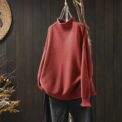 MILOU | STYLISH KNITTED TURTLE NECK SWEATER