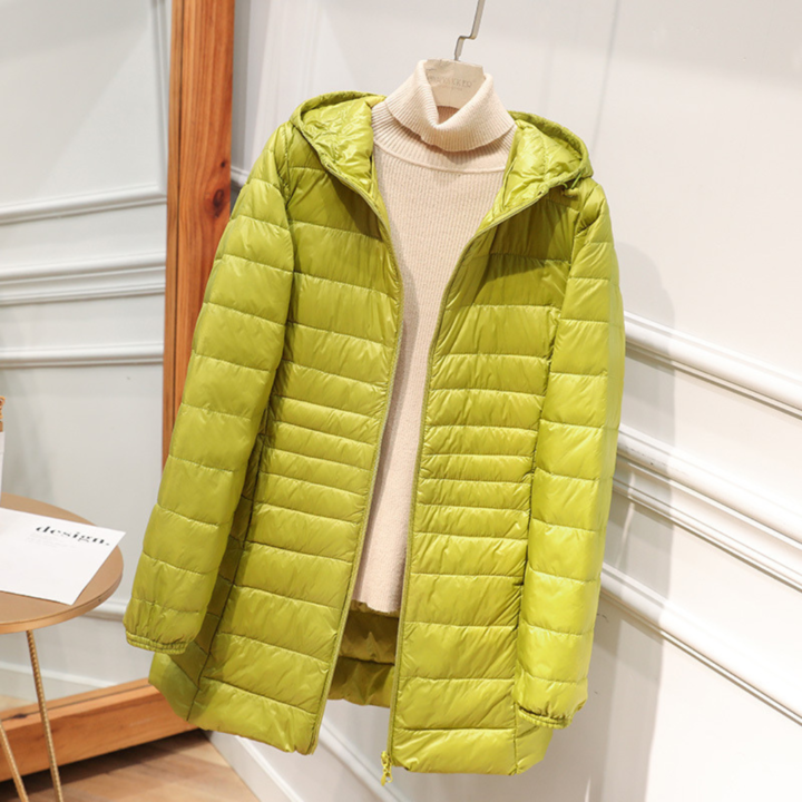 Leander | New quilted jacket with white duck feathers