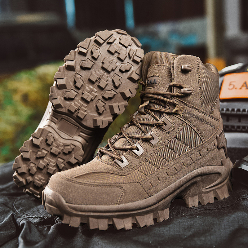 Jarrell | Waterproof outdoor combat boots for men (with puncture protection)