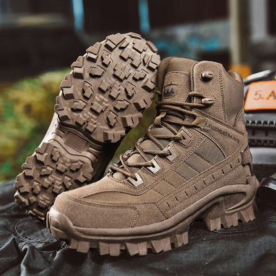 Jarrell | Waterproof outdoor combat boots for men (with puncture protection)