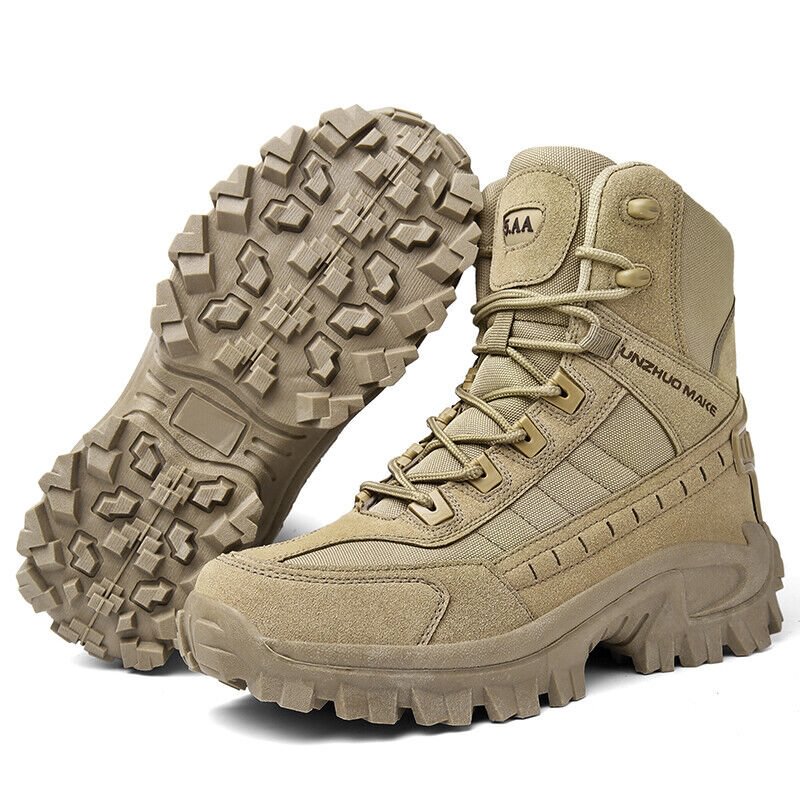 Jarrell | Waterproof outdoor combat boots for men (with puncture protection)