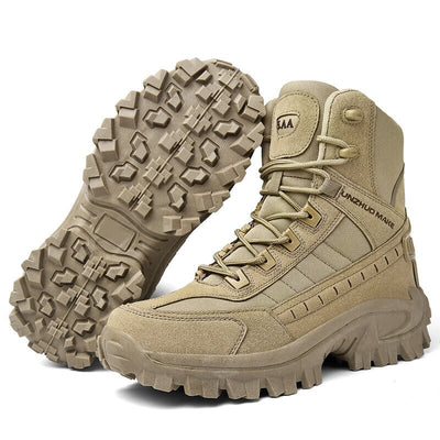 Jarrell | Waterproof outdoor combat boots for men (with puncture protection)