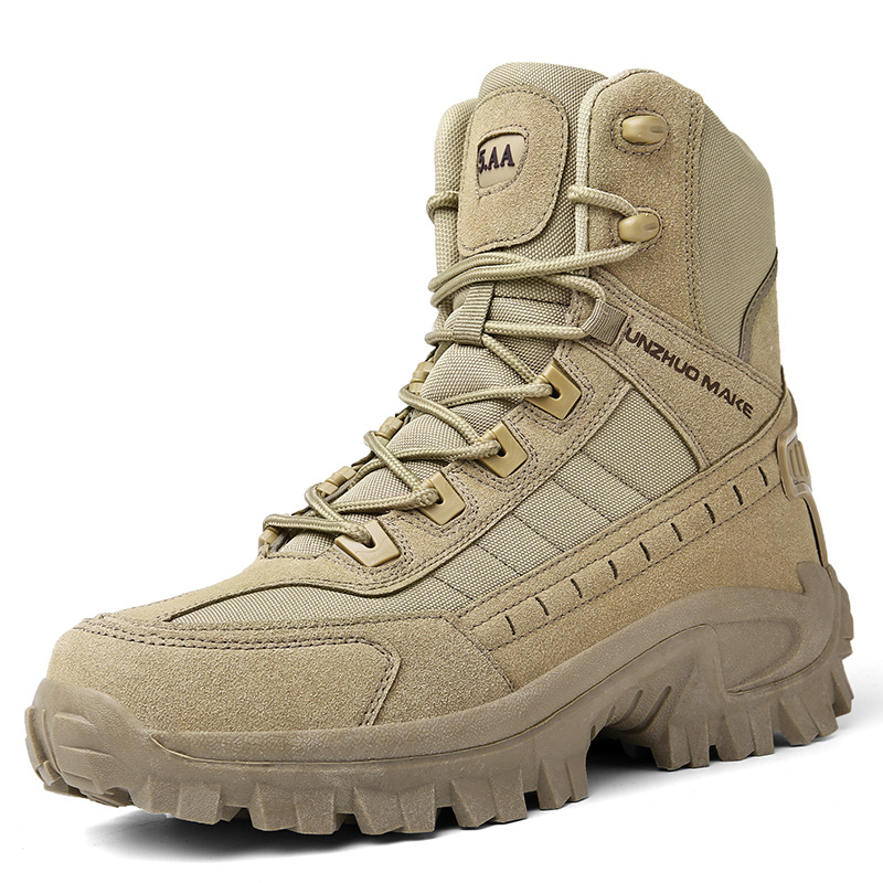 Jarrell | Waterproof outdoor combat boots for men (with puncture protection)