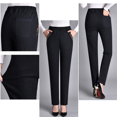 Leonie | Stylish jeans with a high waistband and side pockets