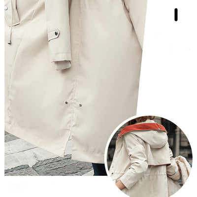 Isabelle | Women's winter jacket with hood and fur trim