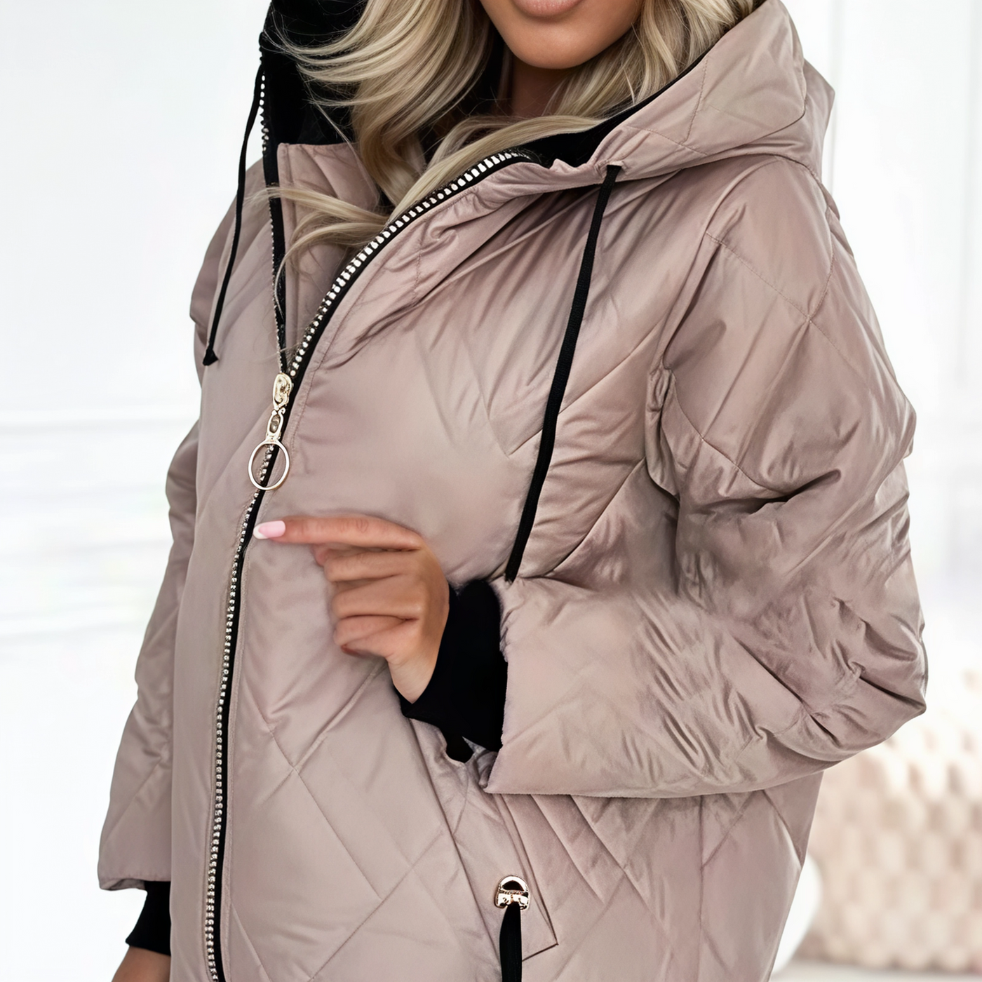 Sophie | Long parka for women in a modern design