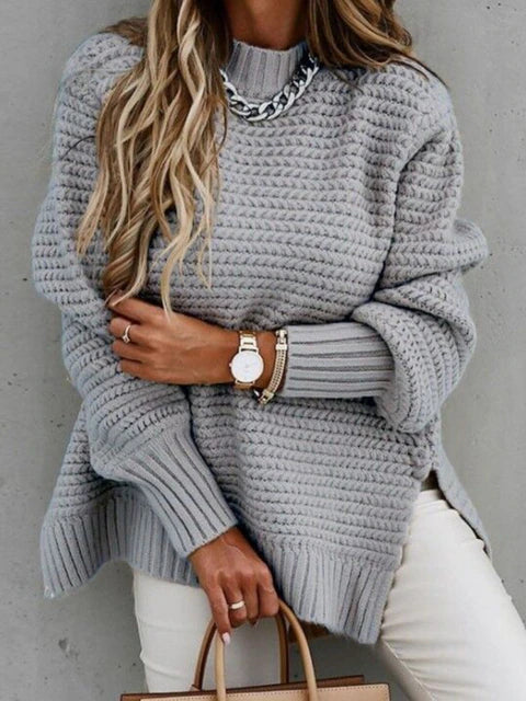 Caraleena | The new mid-height neckline Elegant jumper tops