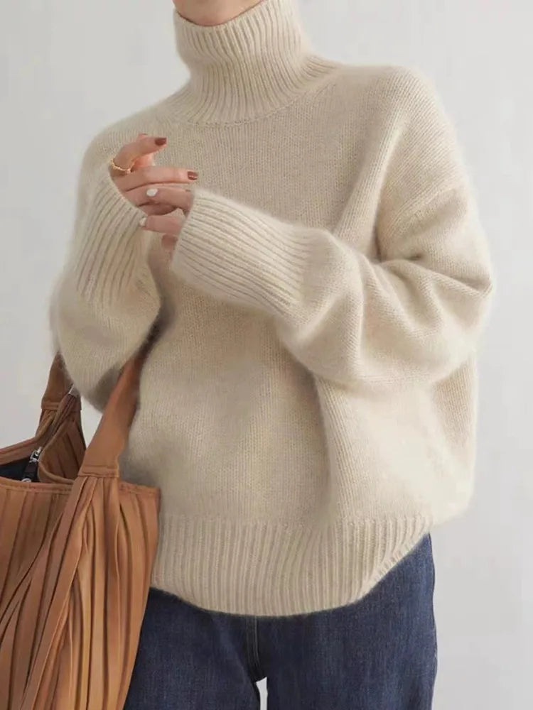 Lin | Soft knit turtleneck jumper