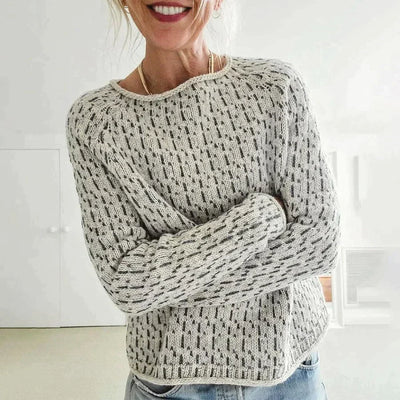 Emelie | Stylish grey jumper for every occasion