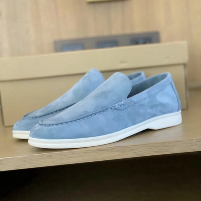 Tobias | Comfortable men's loafers made from suede leather