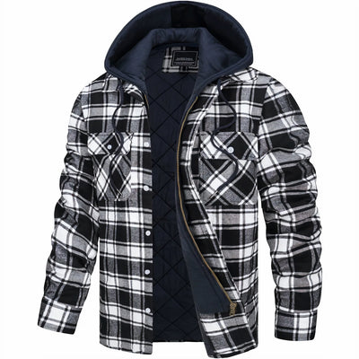 Markus | Quilted hooded overshirt with a modern look