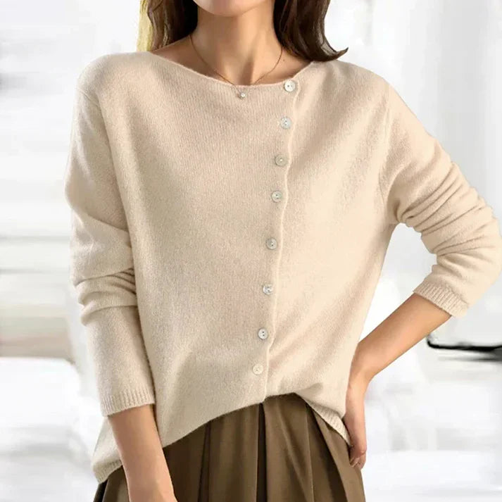Lia | Simple long-sleeved jumper for women