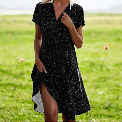 Katea | V-neck midi dress